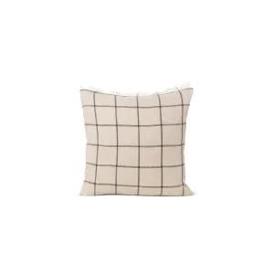 ferm LIVING Calm Cushion - Camel / Black ferm LIVING Calm Cushion - Camel / Black