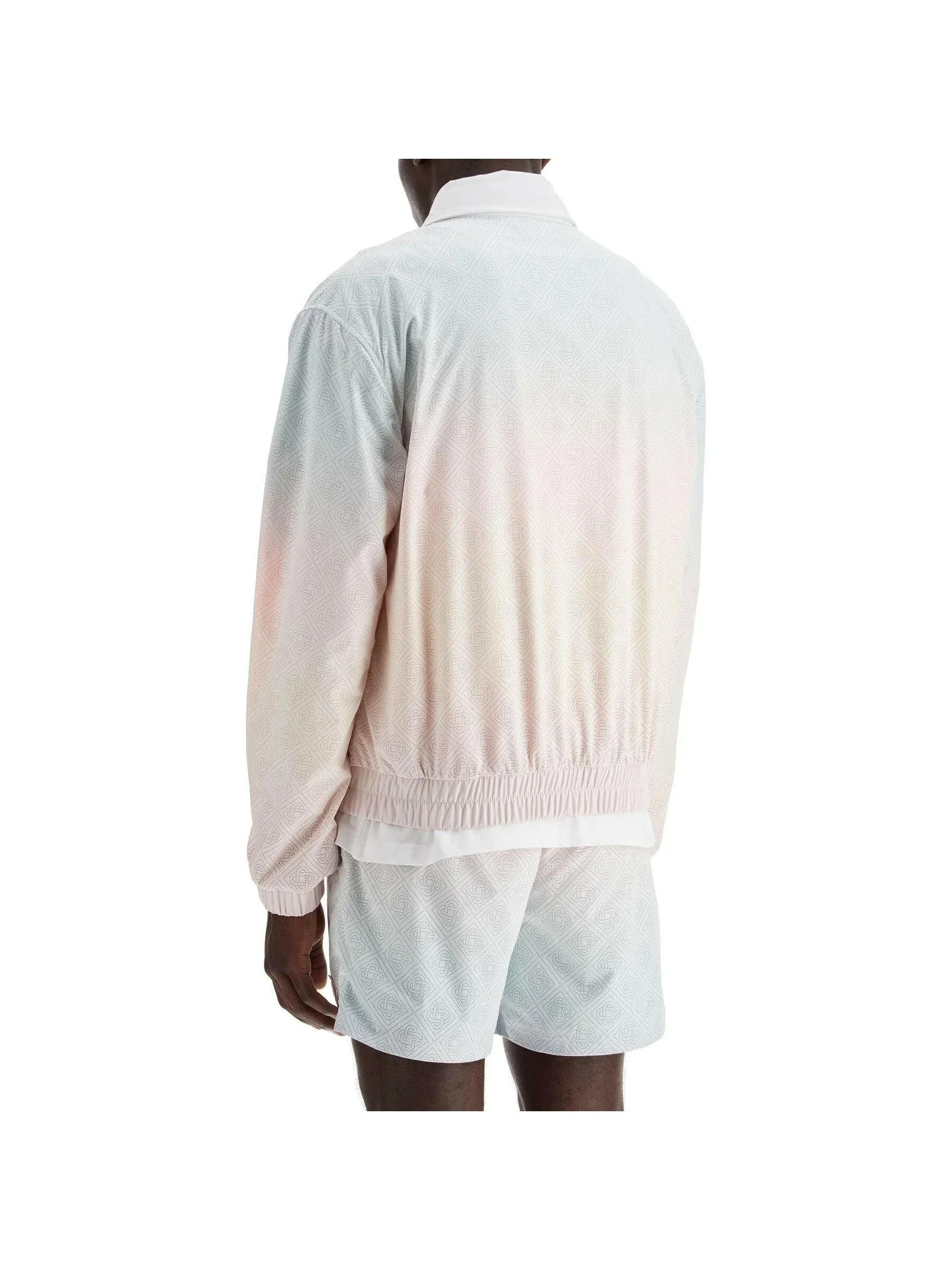 Gradient Laser Detail Track Jacket