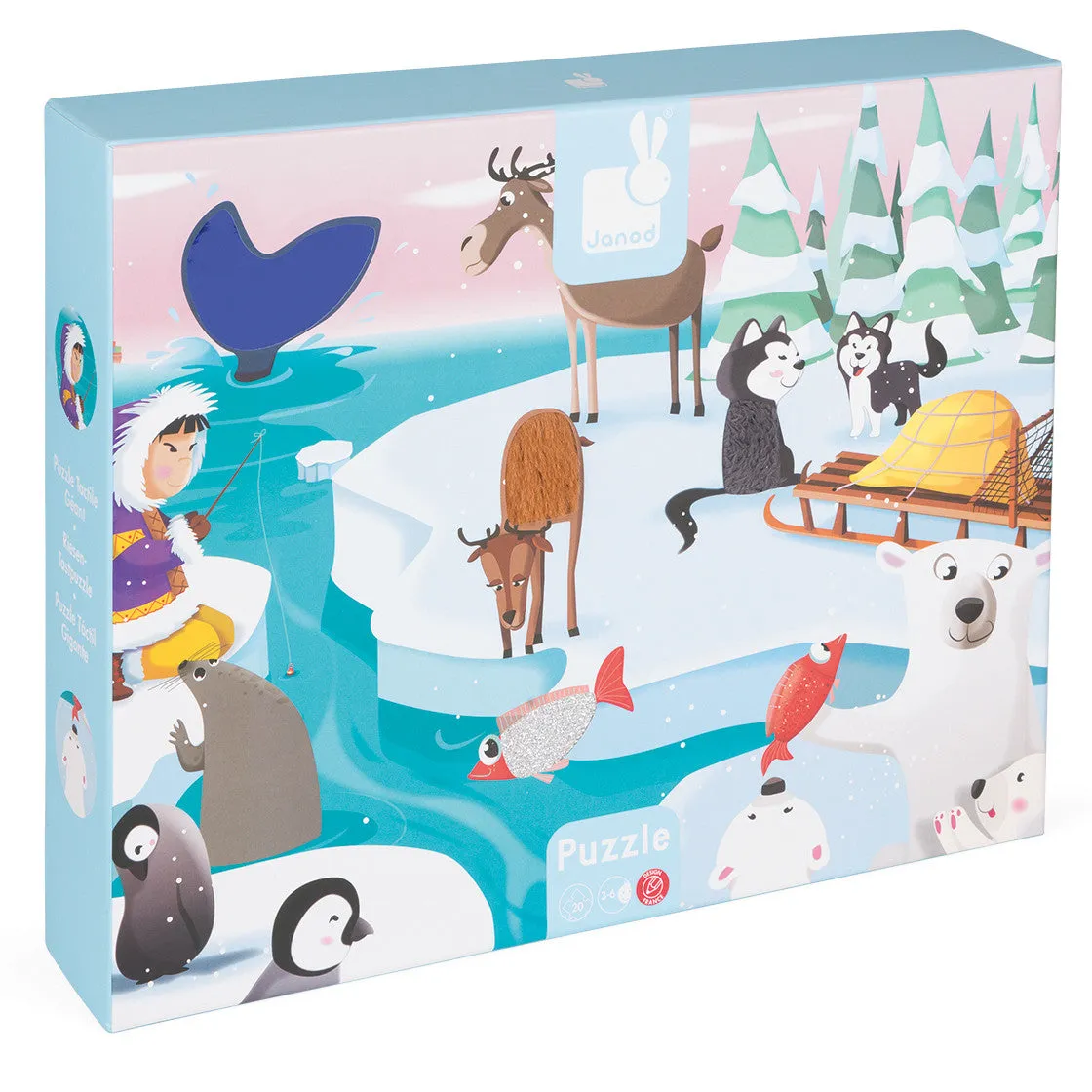 Janod Tactile Puzzle - Life on the Ice
