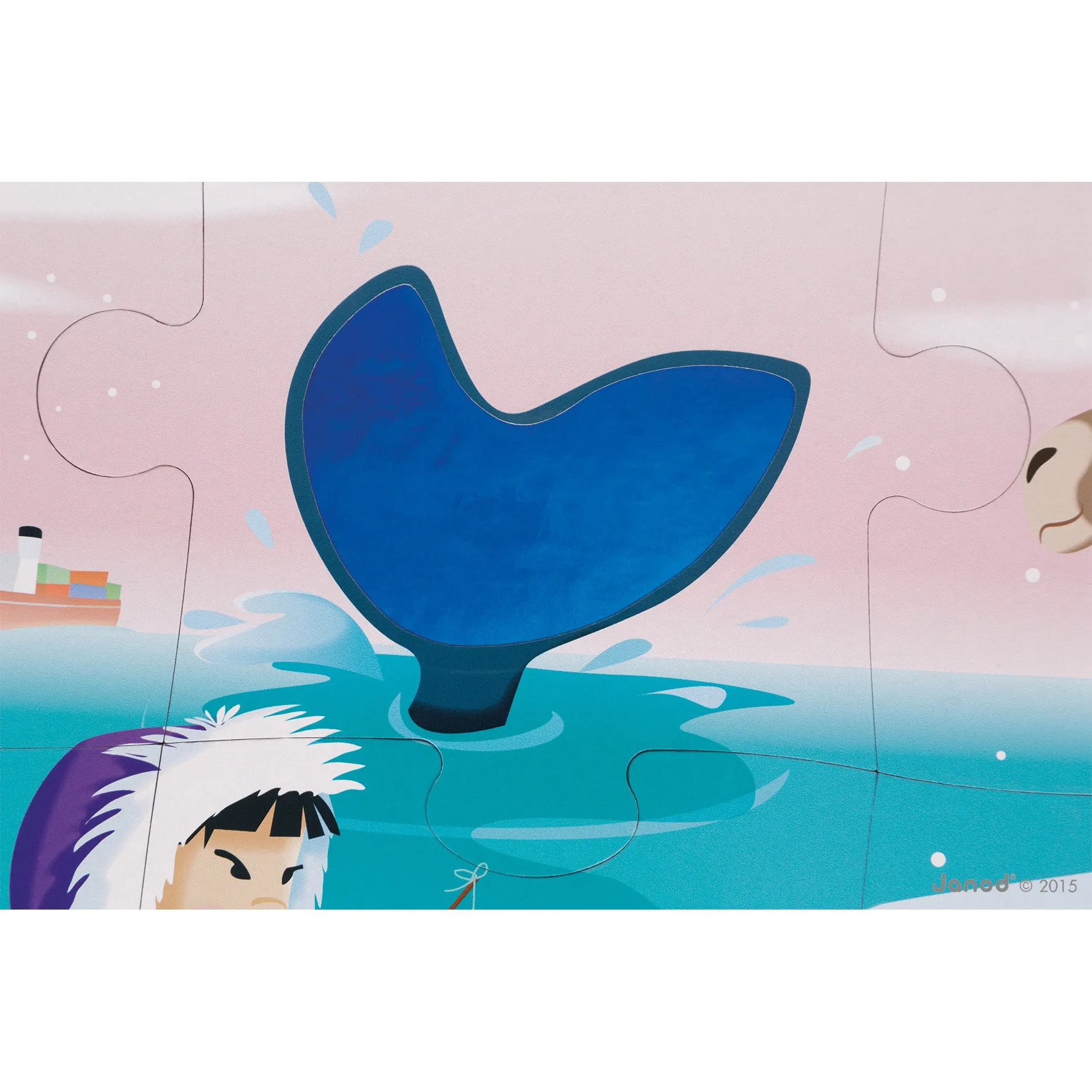 Janod Tactile Puzzle - Life on the Ice