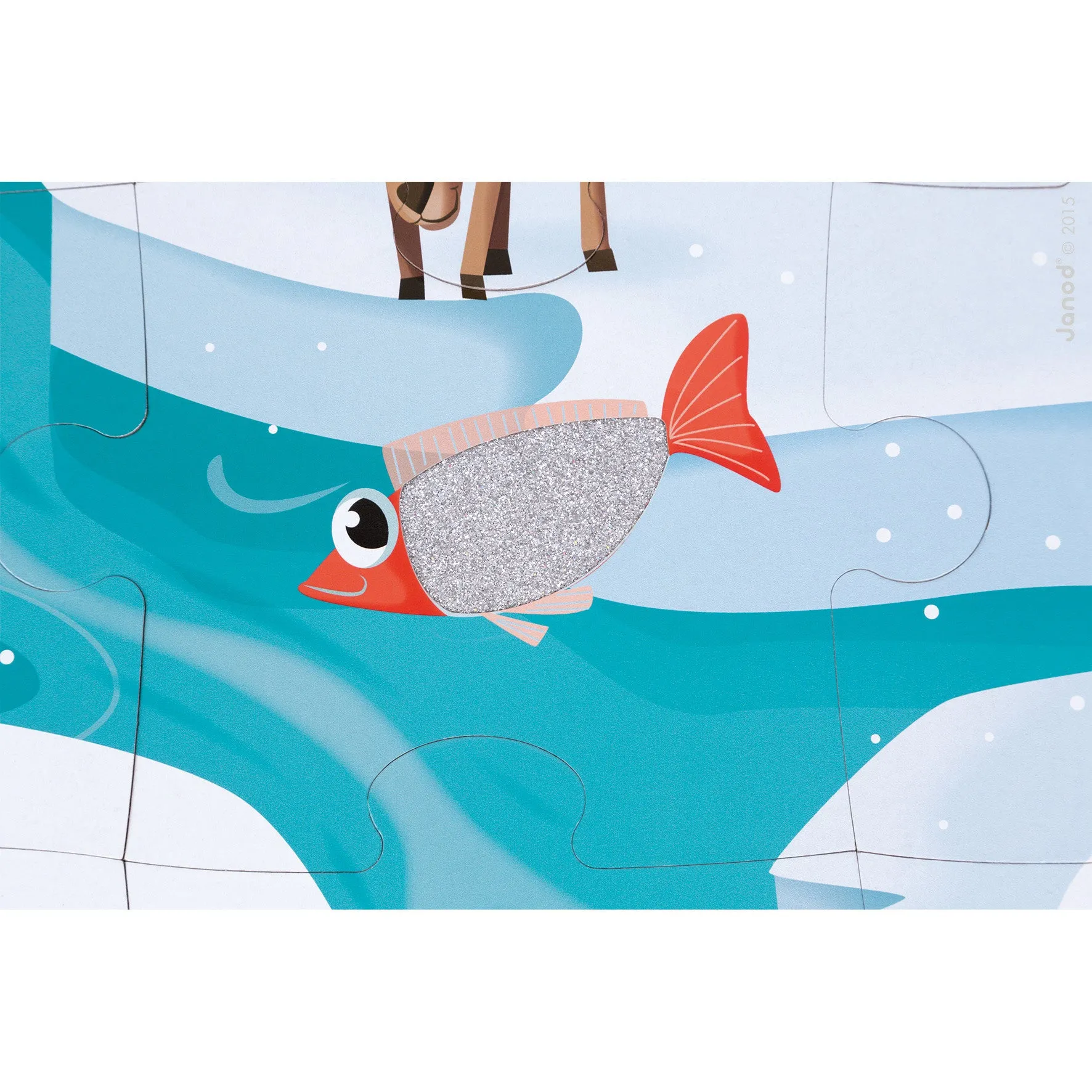 Janod Tactile Puzzle - Life on the Ice