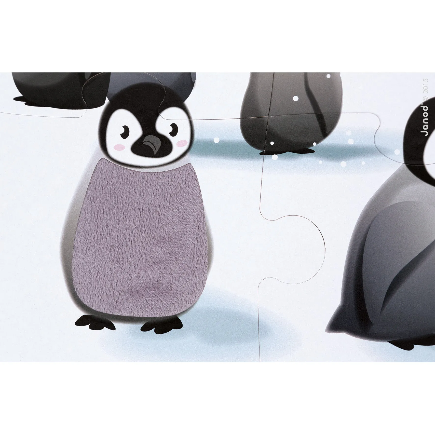 Janod Tactile Puzzle - Life on the Ice