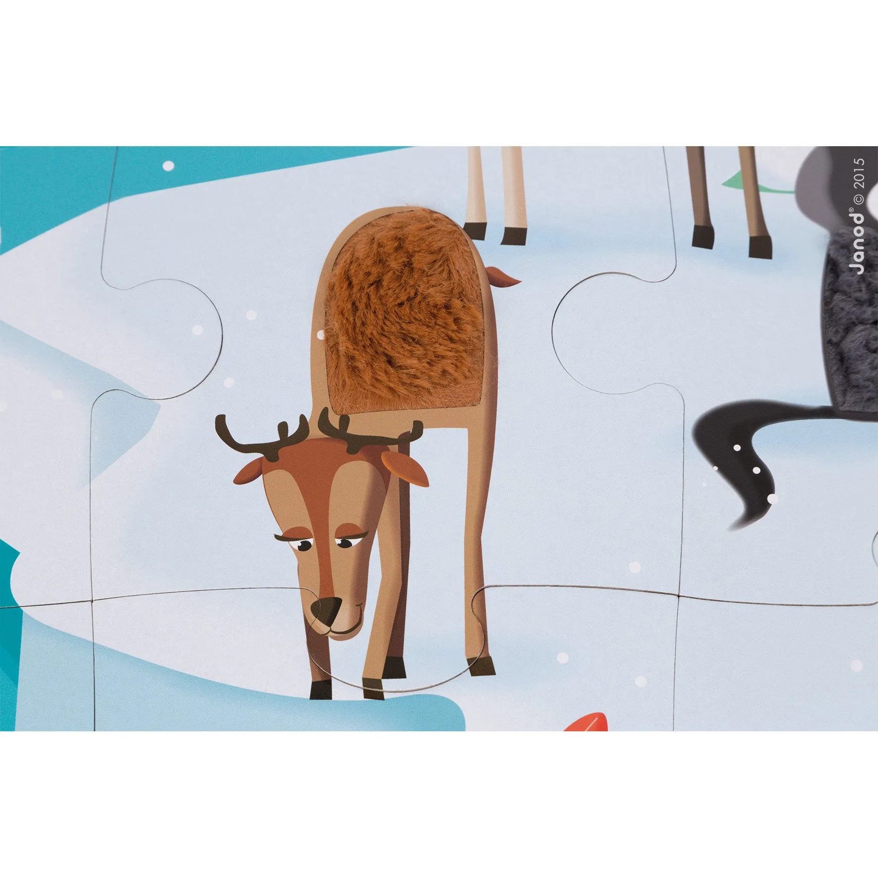 Janod Tactile Puzzle - Life on the Ice