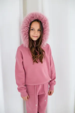 Knitted lounge suit  / Rasberry
