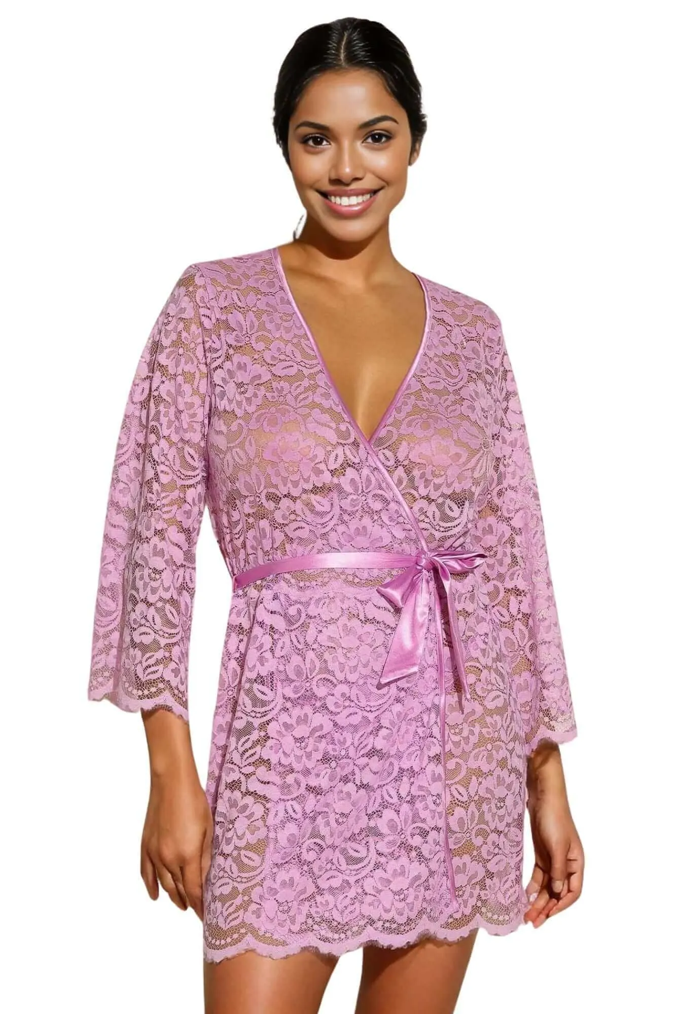 Magnolia Robe in Neela Flower