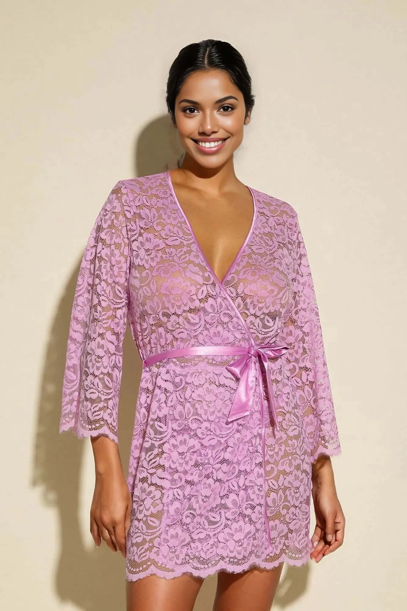 Magnolia Robe in Neela Flower