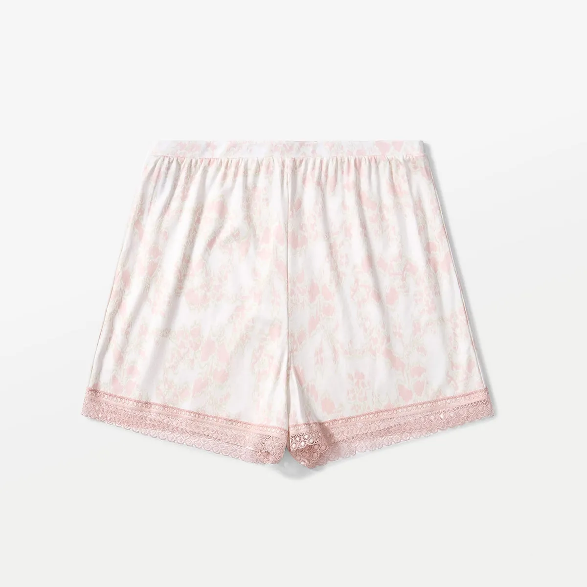 Swiss Harmony Lace Trim Lounge Shorts