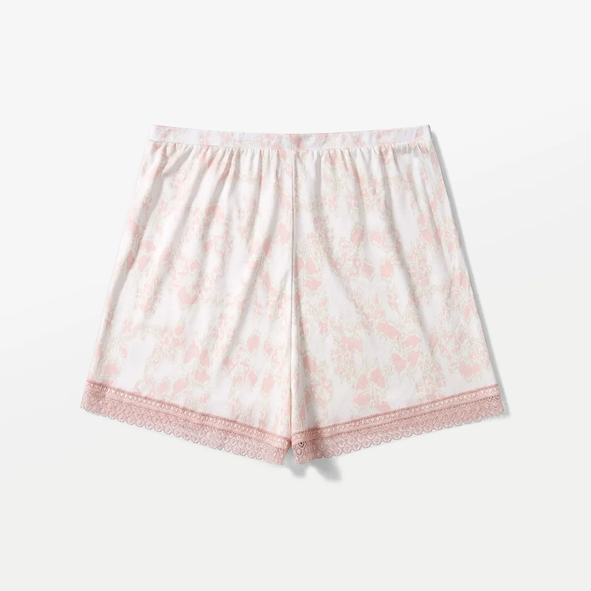 Swiss Harmony Lace Trim Lounge Shorts