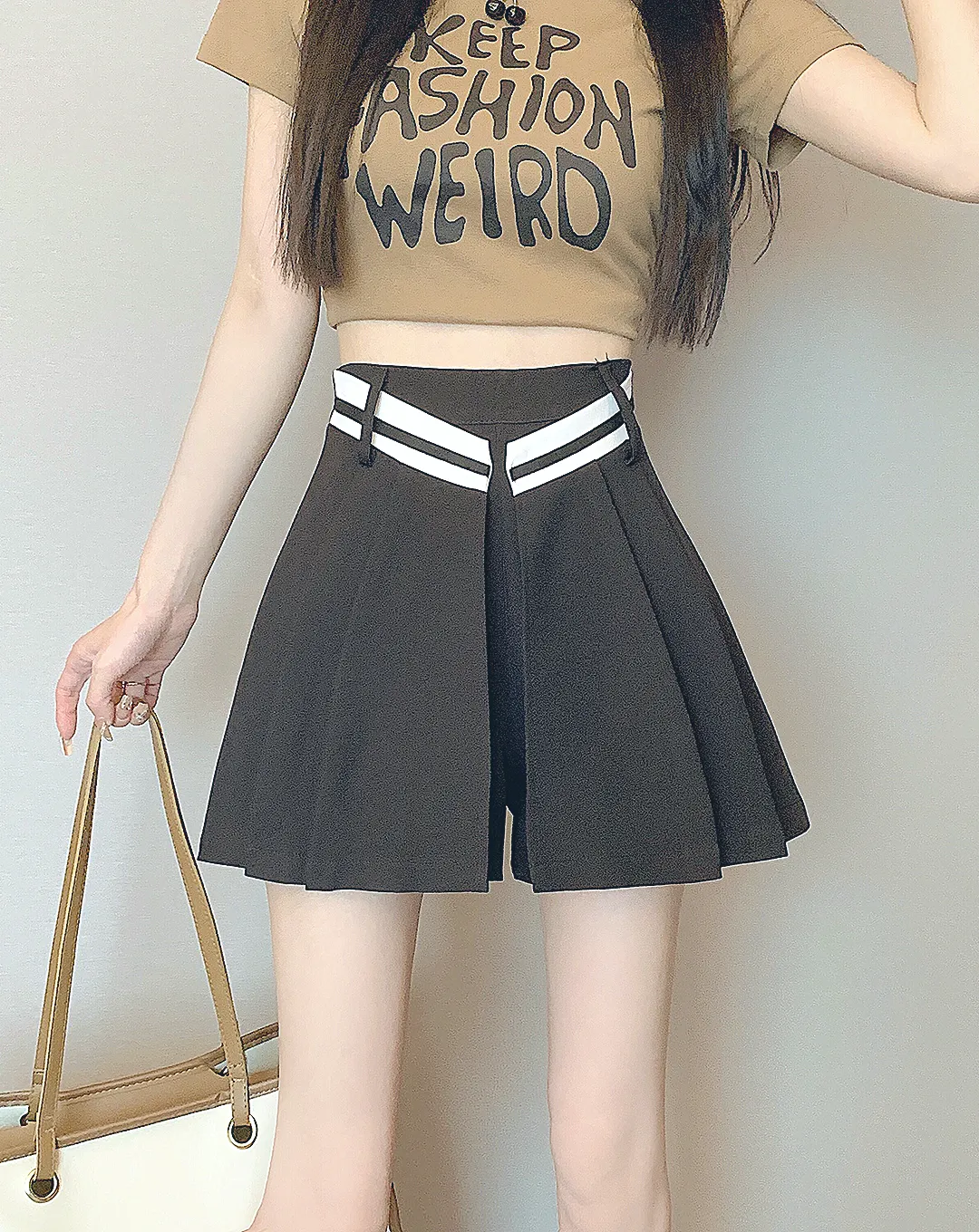 ♀V-line Culottes Skirt