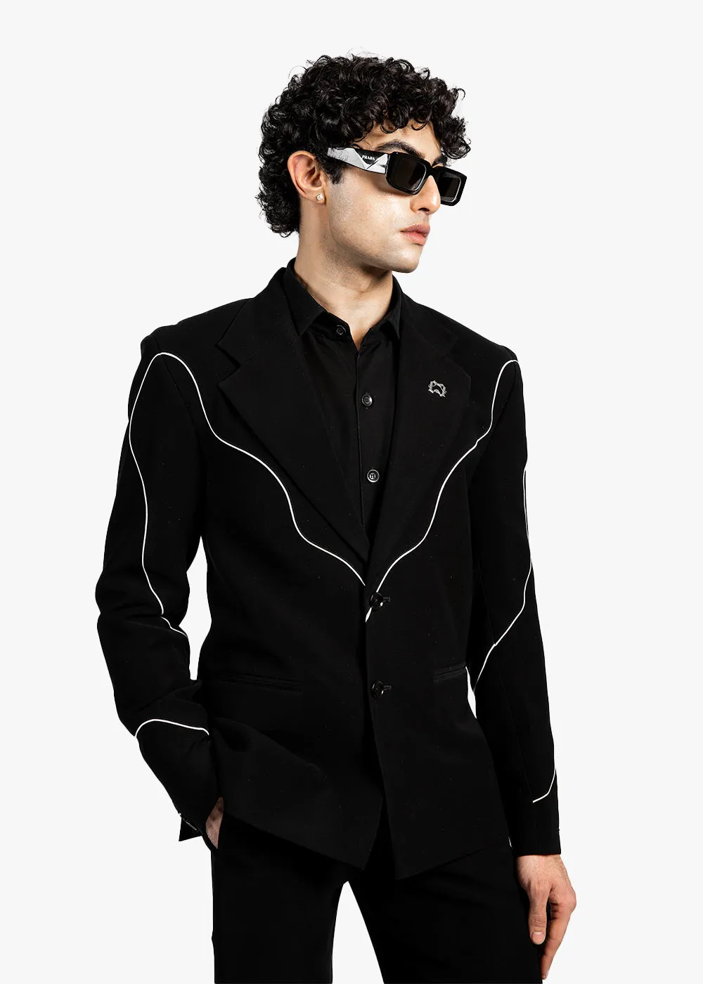 WIRED BLAZER - BLACK