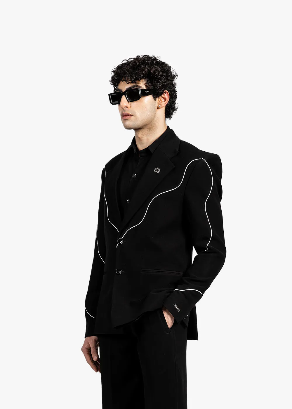 WIRED BLAZER - BLACK